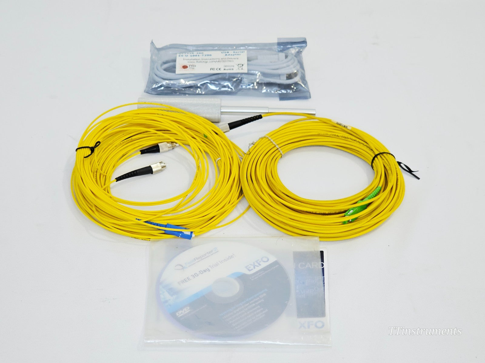 EXFO FTB-2 accessories included used optical fibre test mainframe unit