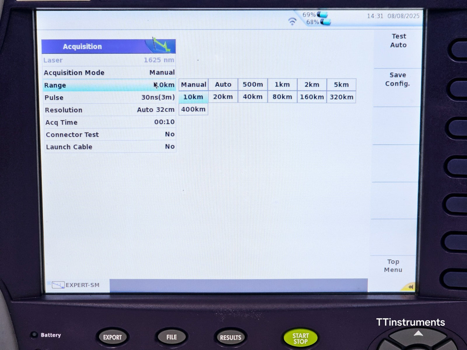 Viavi T-BERD 8000E V2 + 81162C & 81165C 1625/1650 nm Filtered OTDR 47.5/46 dB