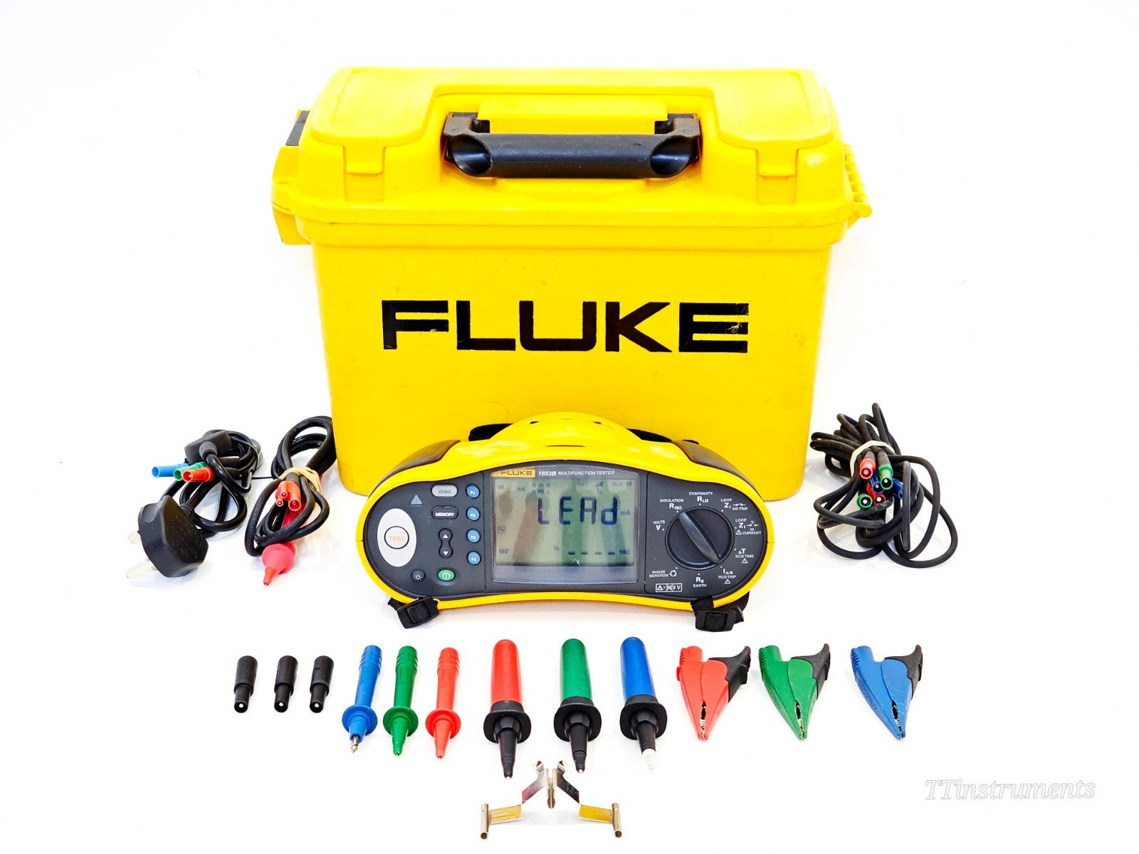 Fluke 1653B multifunction installation tester used electrical test equipment