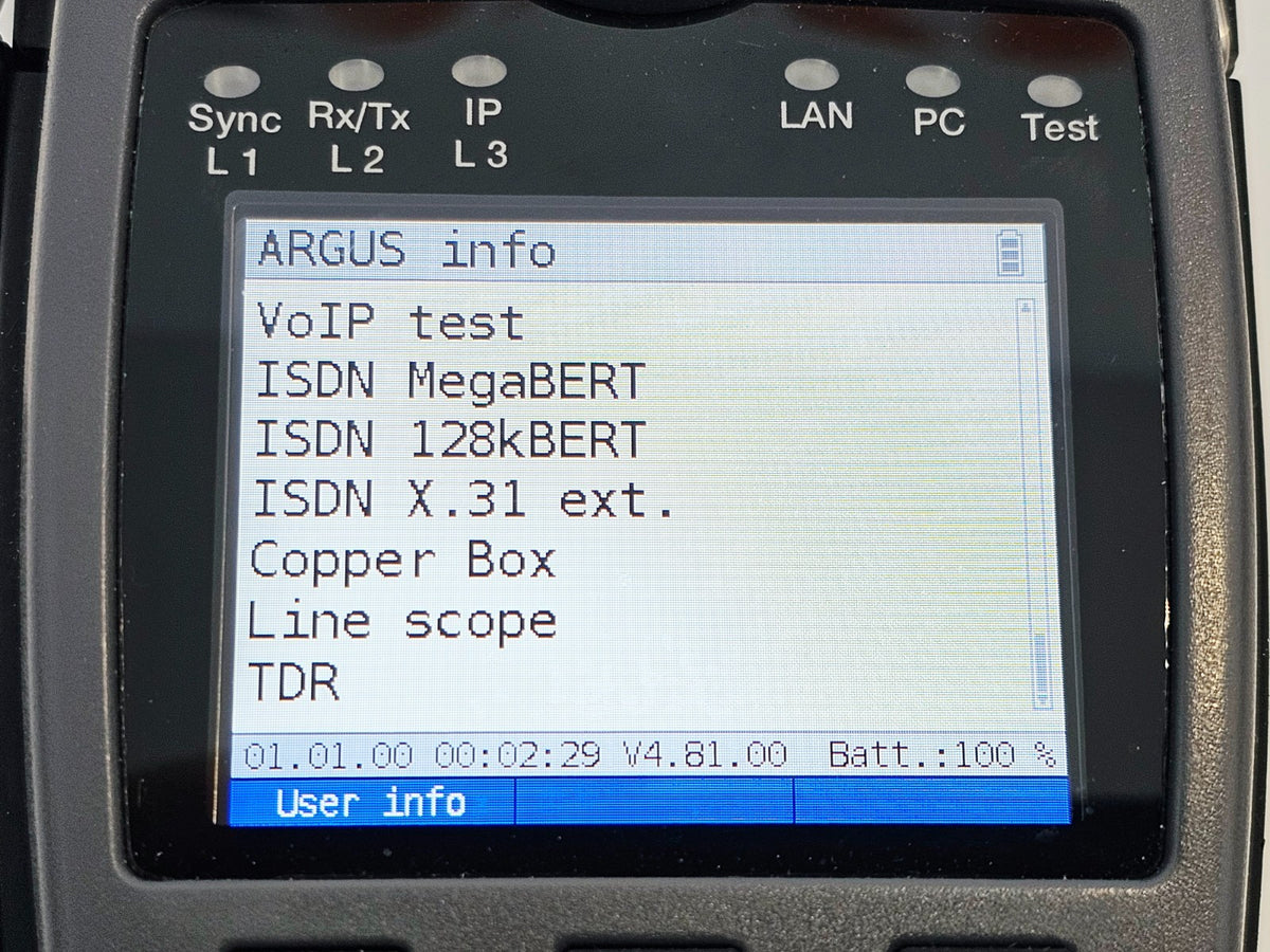 Intec Argus 166 GigE + ADSL Annex B (i) & J VDSL SHDSL ISDN Ethernet TDR & More16