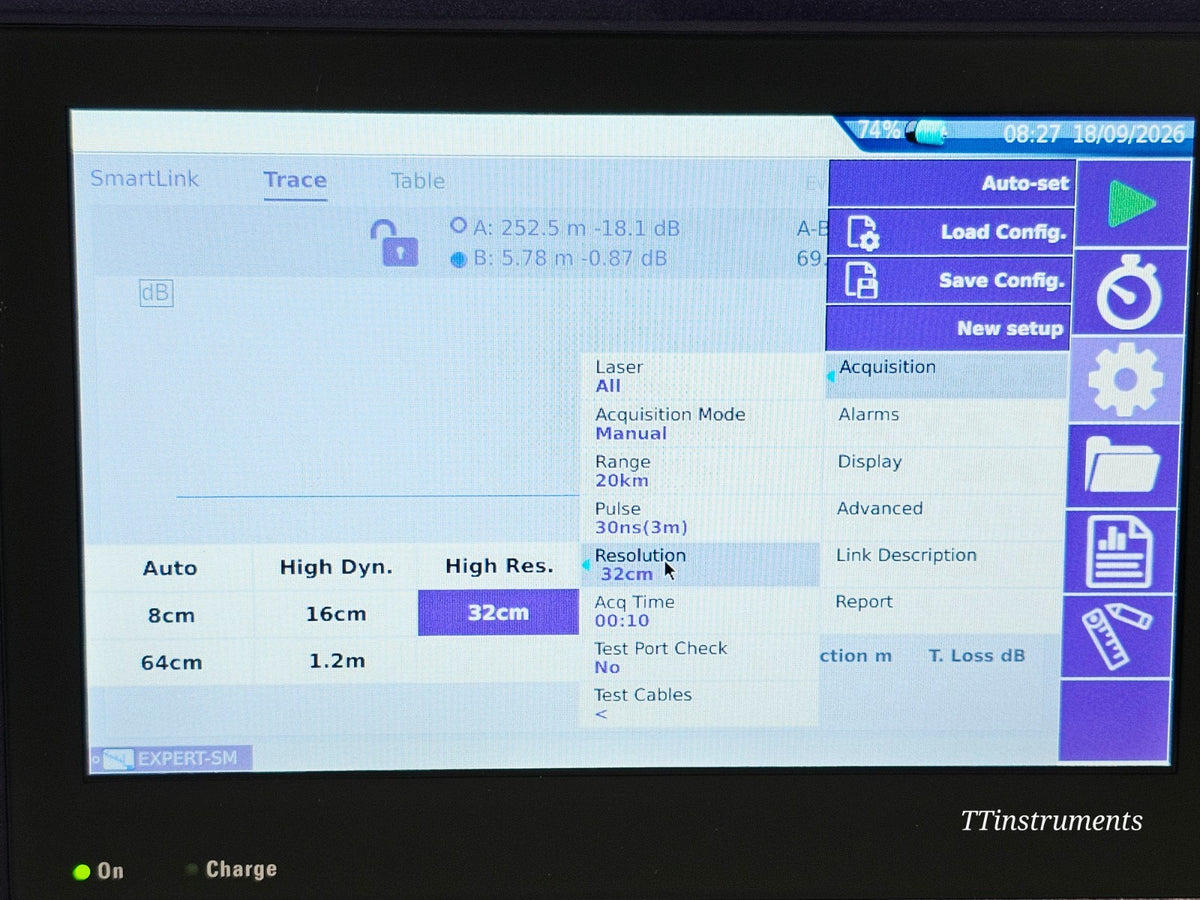 CALIBRATED VIAVI T-BERD 4000 V2 OTDR 4136MA2 1310/1550/1625nm SM Fibre Tester20