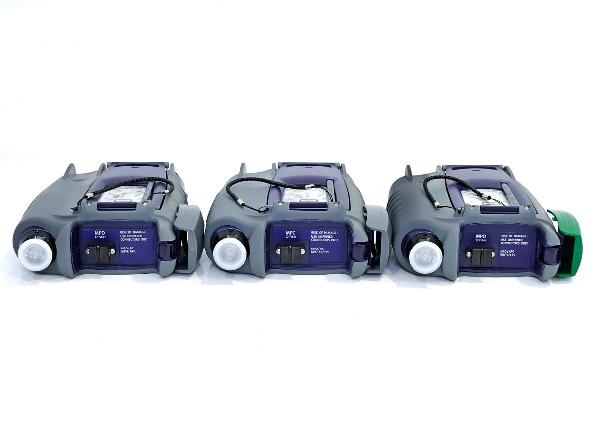 Viavi MPO Optical Loss Test Set QUAD SM + MM Tier 1 Cert MPOLP-85P MPOLS-84P 85P3