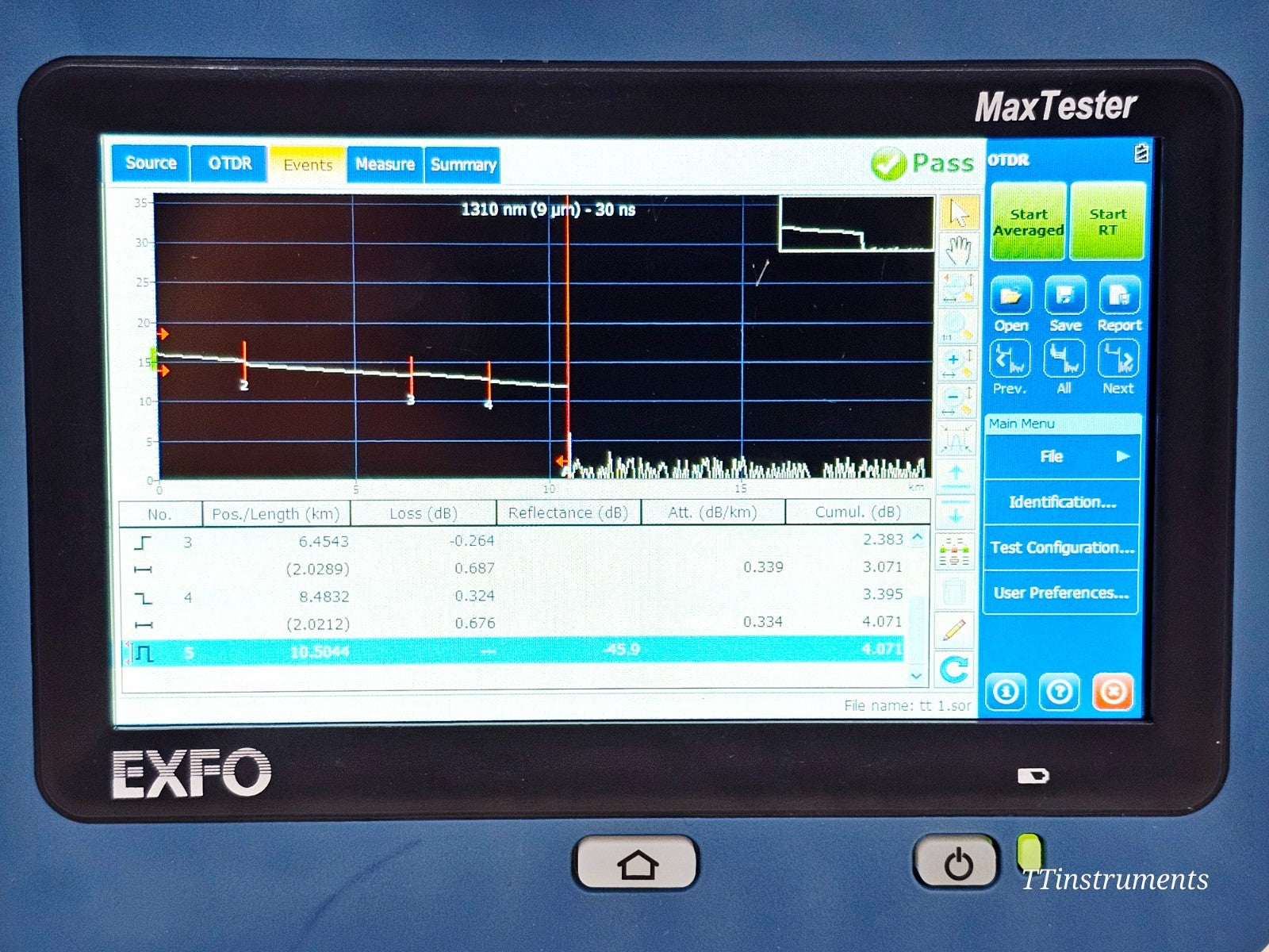 EXFO MAX-730C-SM1-EA MaxTester 1310/1550nm SM OTDR + AFL OLS2 Dual Laser17