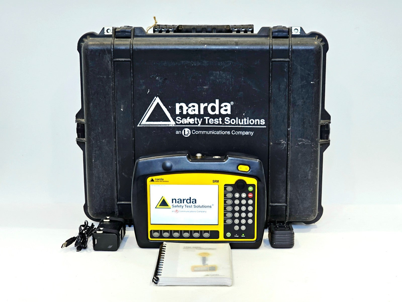 Narda SRM-3006 used EMF meter selective radiation meter for RF electromagnetic field measurement