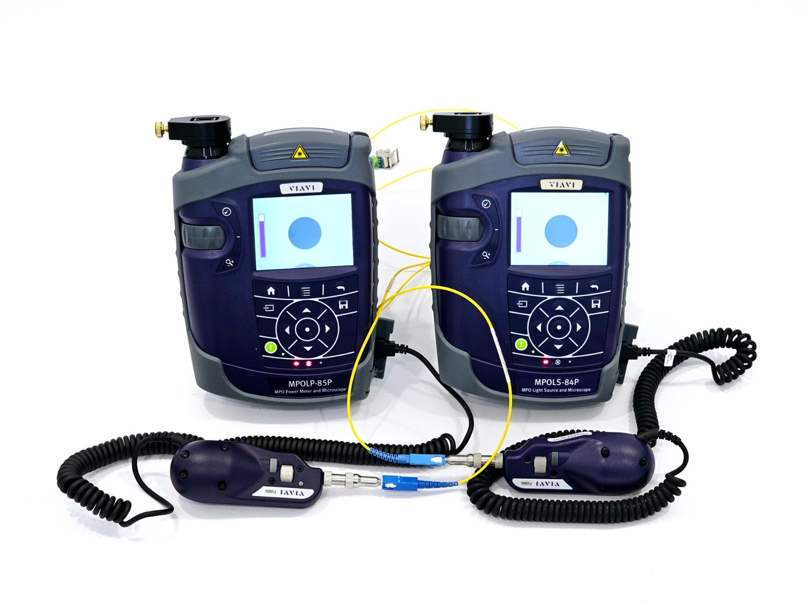 Viavi 2330/34 MPO Optical Loss Test Set MM Tier 1 Certification LS PM + Scope