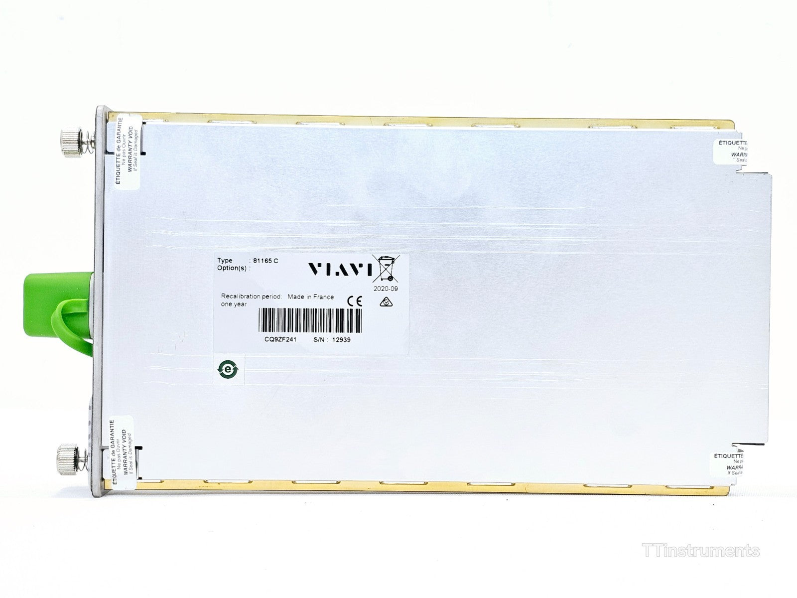 Viavi T-BERD 8000E V2 + 81162C & 81165C 1625/1650 nm Filtered OTDR 47.5/46 dB