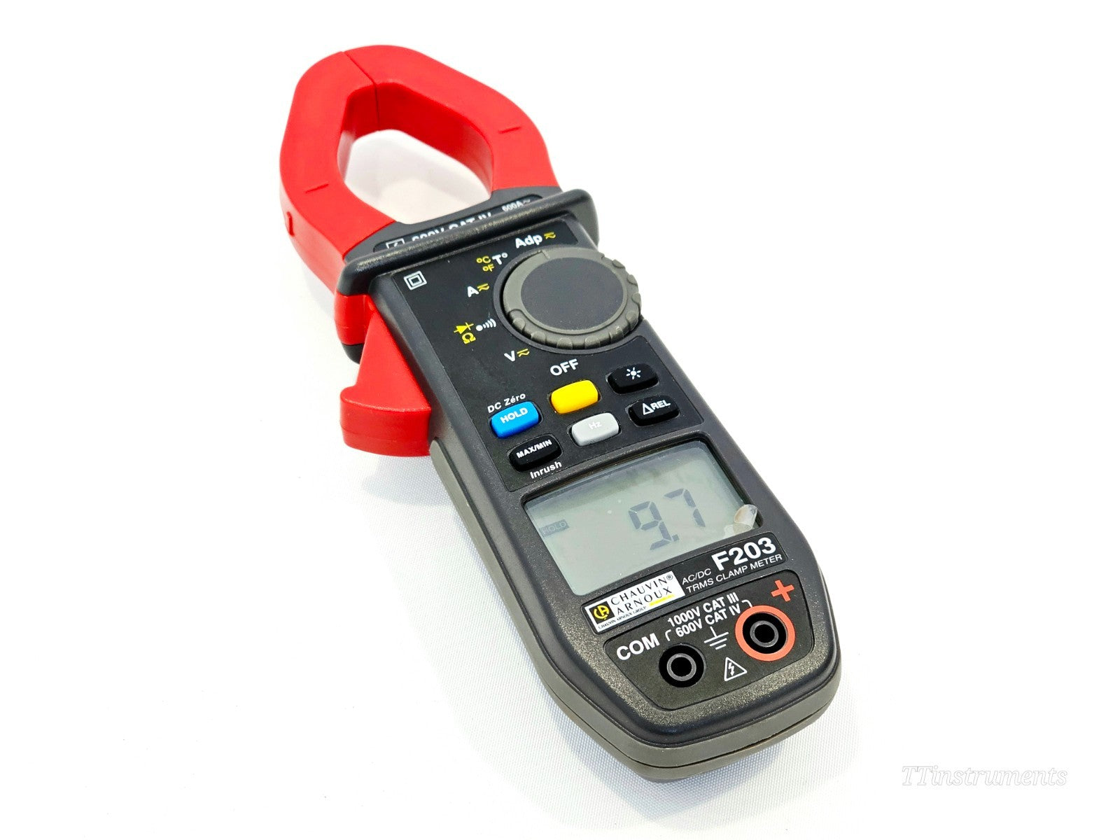 Chauvin Arnoux F203 TRMS AC/DC Clamp Meter with Leads...