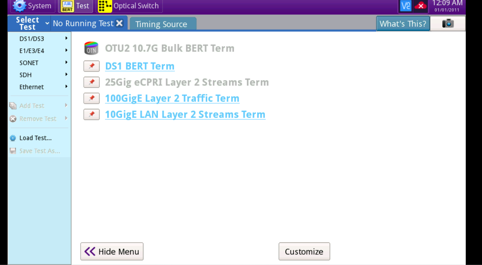 Viavi JDSU MAP-2100 1/10/100G Ethernet BER Remote Tester with Multiple Licences