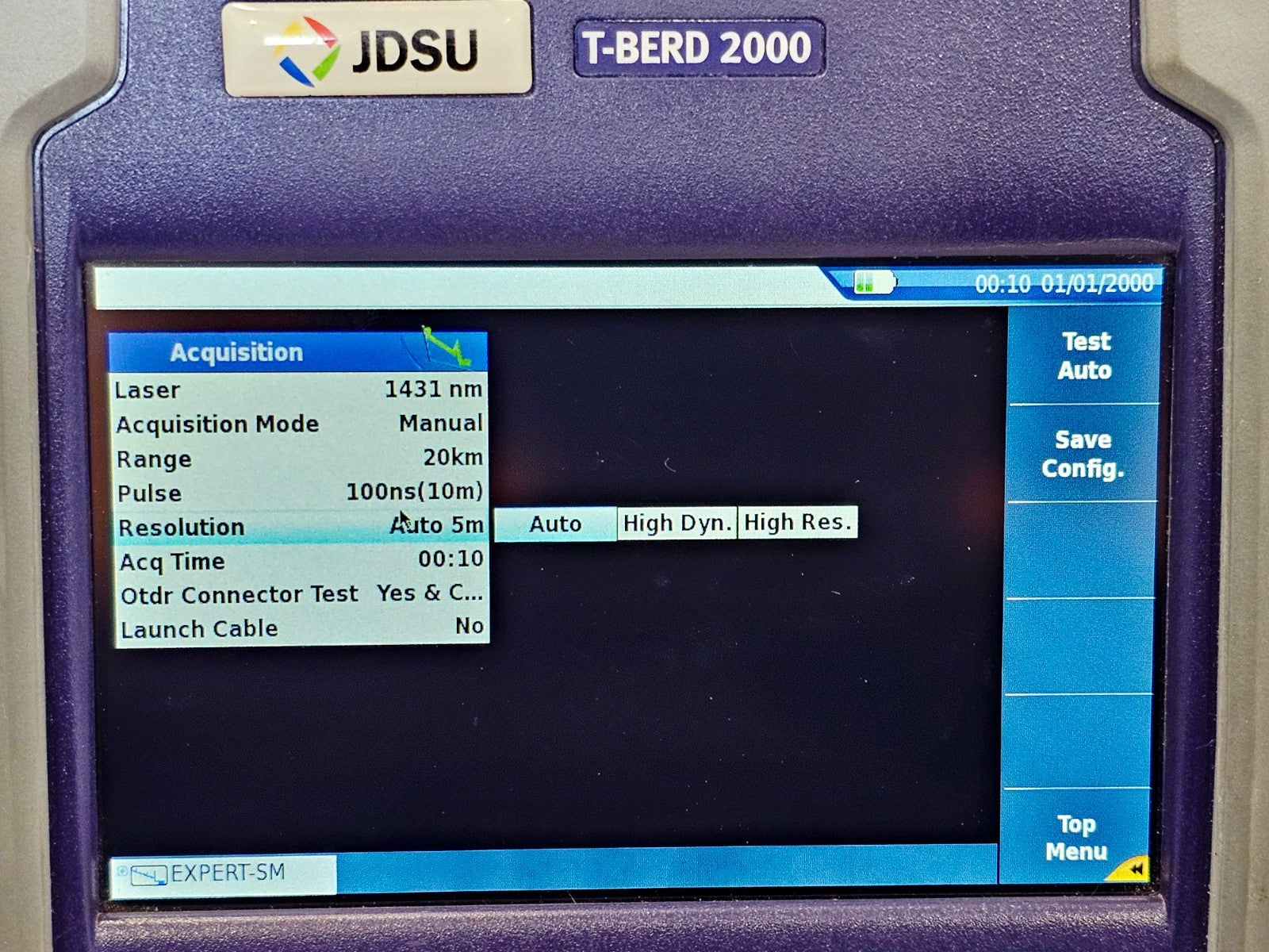VIAVI JDSU T-BERD 2000 + 41CWDM10U CWDM OTDR 1431-1611nm 10 Wavelength 35dB18