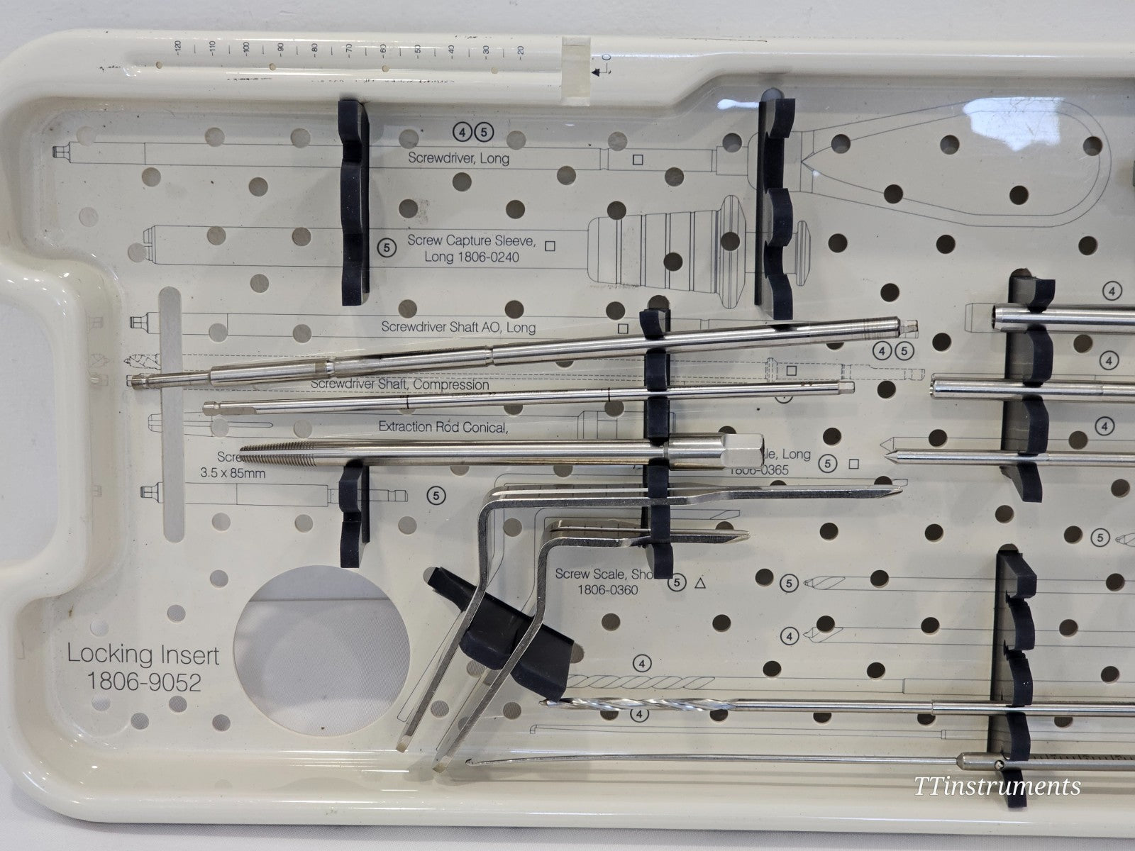 Stryker Instrument Set For T2 Basic Long Incomplete