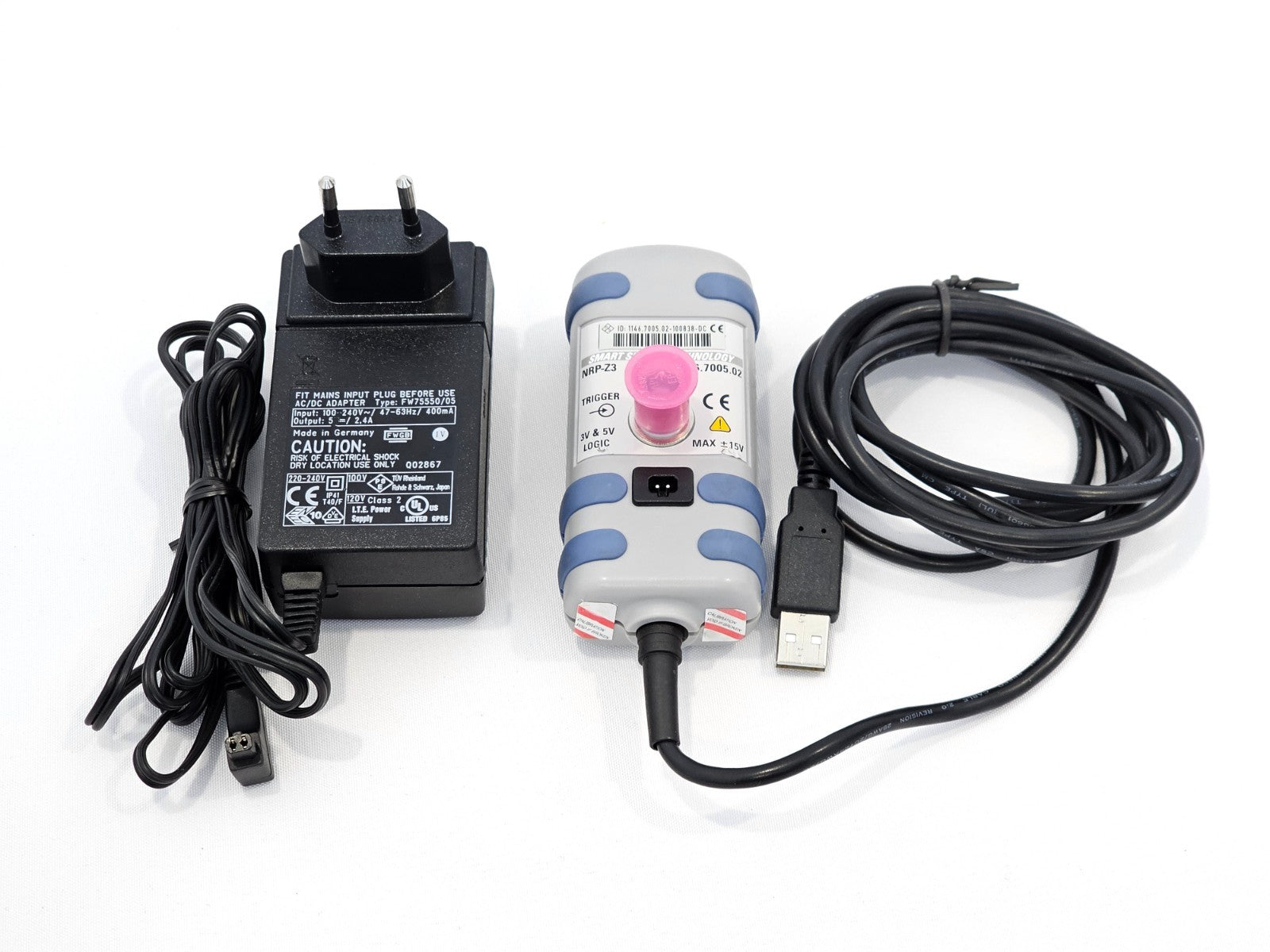 Rohde & Schwarz NRP-Z3 USB ADAPTER with Power Adapter