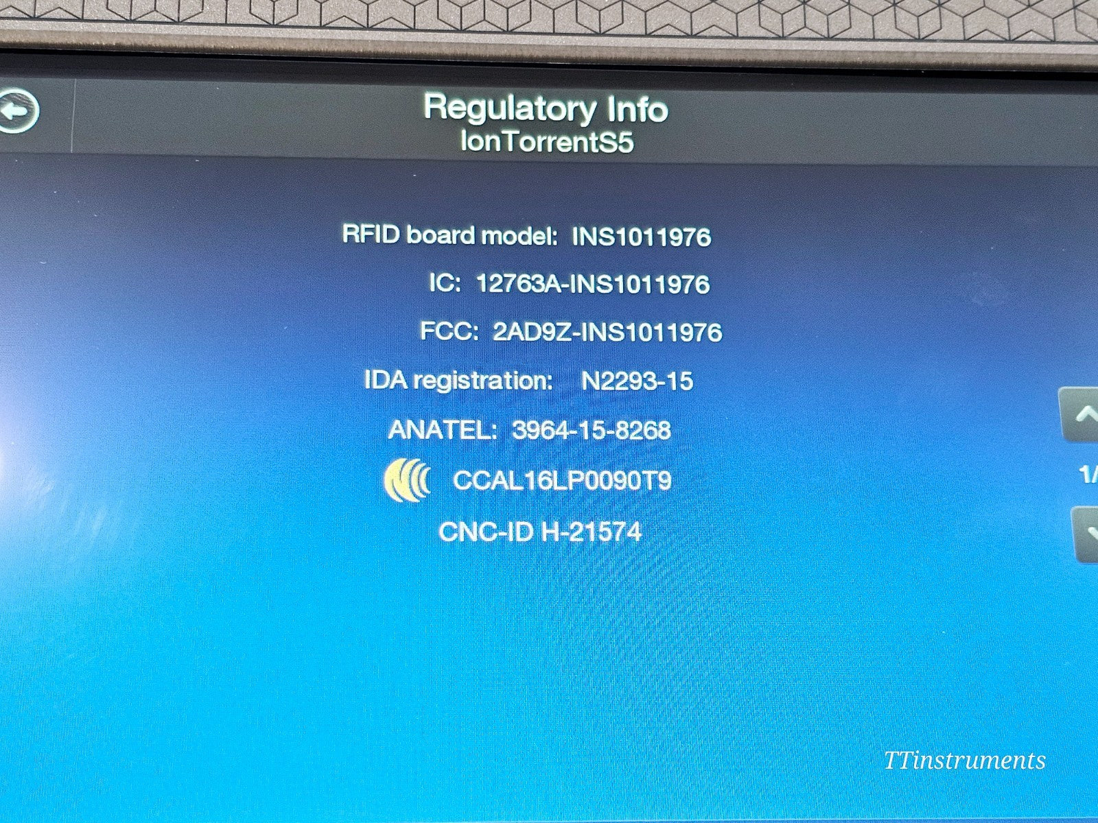Thermo Fisher IonTorrent Ion GeneStudio S5 Prime Semiconductor Sequencer 2018