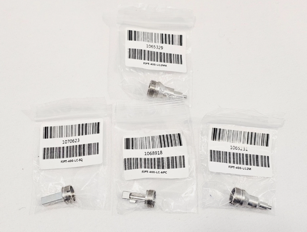 EXFO FIP Series Fiber Scope Tips 4x LC Patchcord & Bulkhead Set PC & APC 1.25 mm