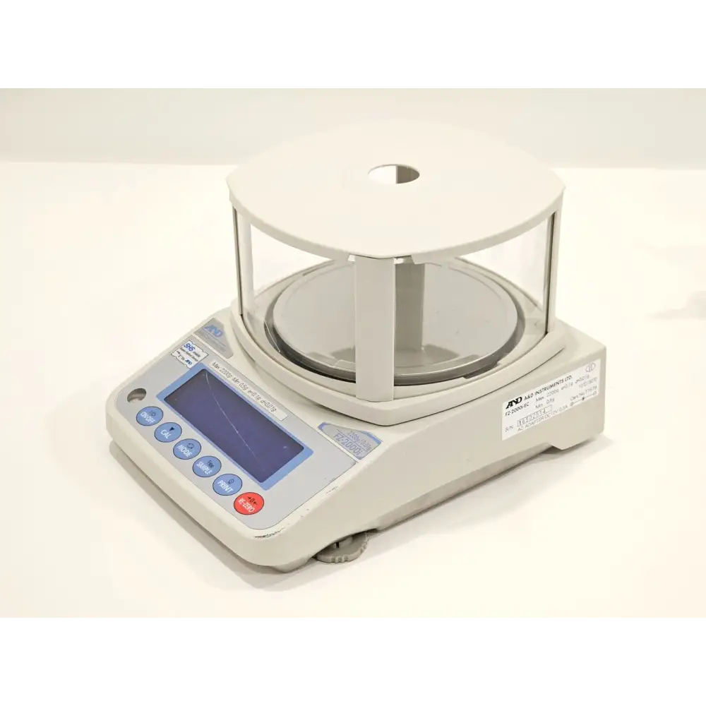 A&D FZ-2000i precision balance with AD-8127 printer included in sale