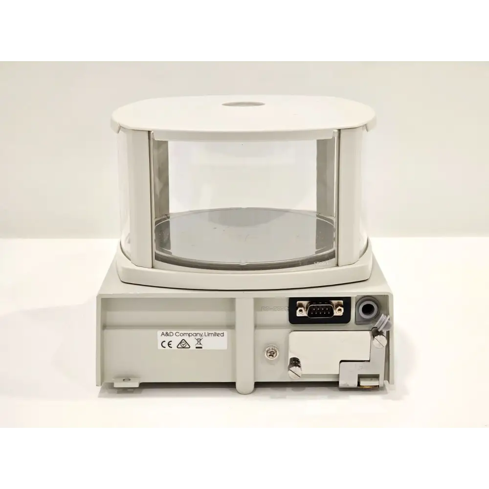 A&D FZ-2000i balance control panel and vacuum fluorescent display close-up