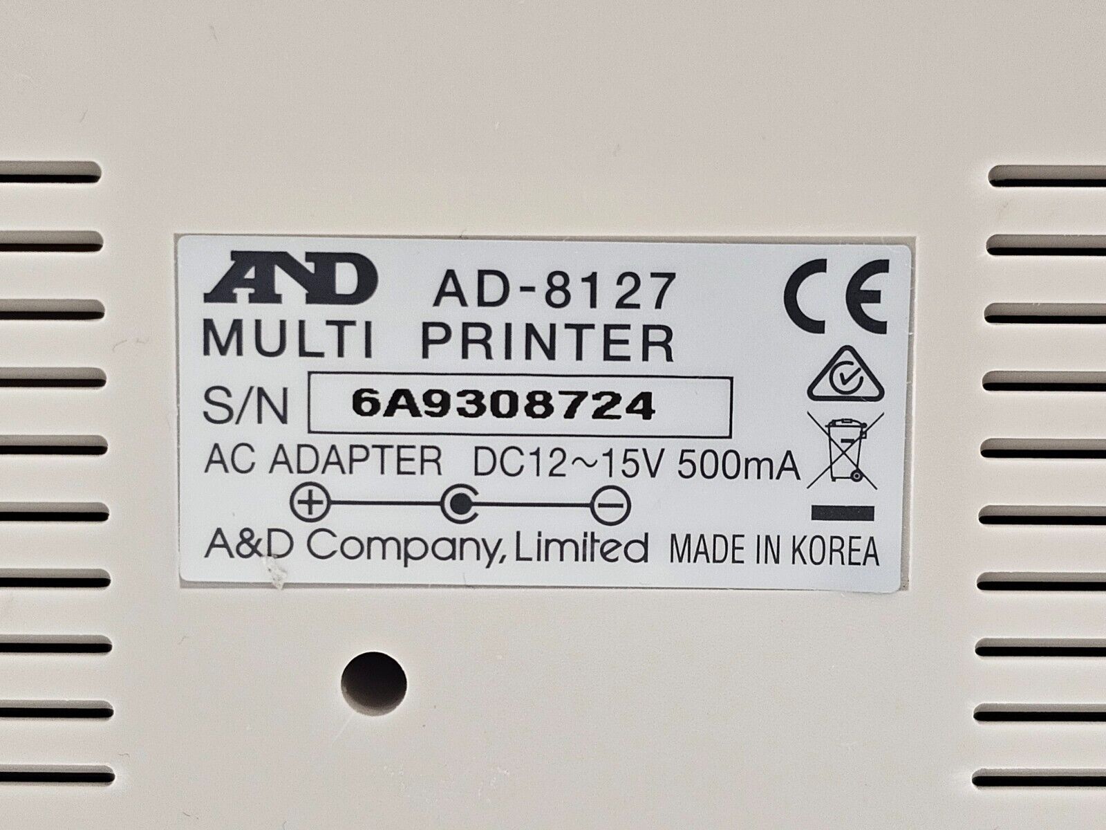 A&D SLS Lab Pro Precision Balance Scale FZ-2000i 2200g x 0.01g AD-8127 Printer