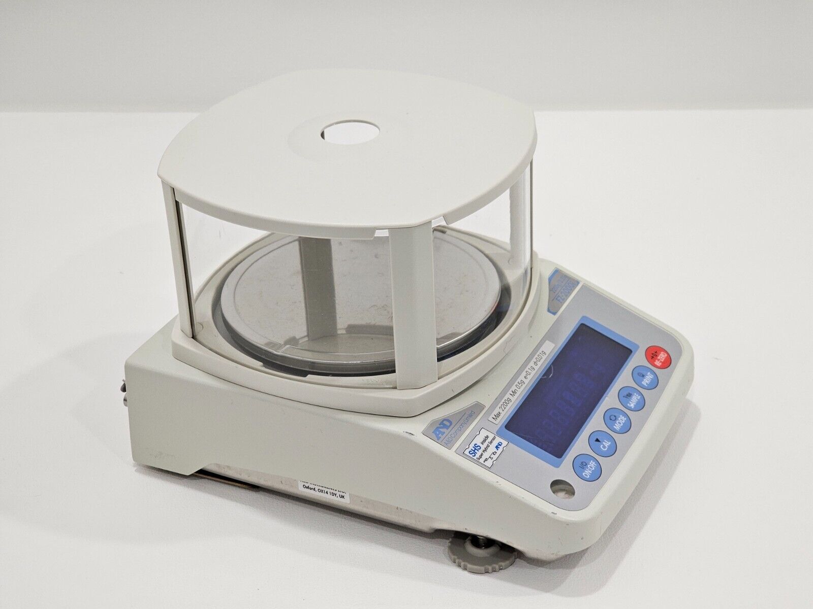 A&D SLS Lab Pro Precision Balance Scale FZ-2000i 2200g x 0.01g AD-8127 Printer