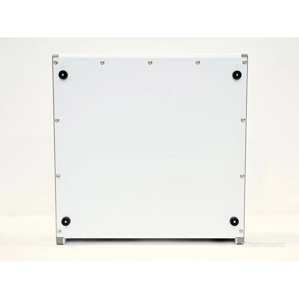 ACEA xCELLigence RTCA W380 underside view showing rubber feet, mounting screws and white enclosure base