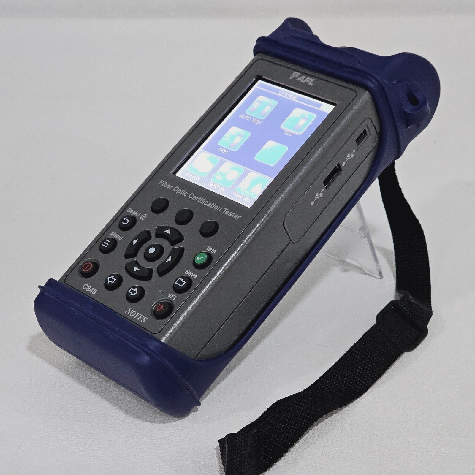 AFL C840A QUAD Fiber Optic Certification Tester 850/1300 1310/1550nm SM MM