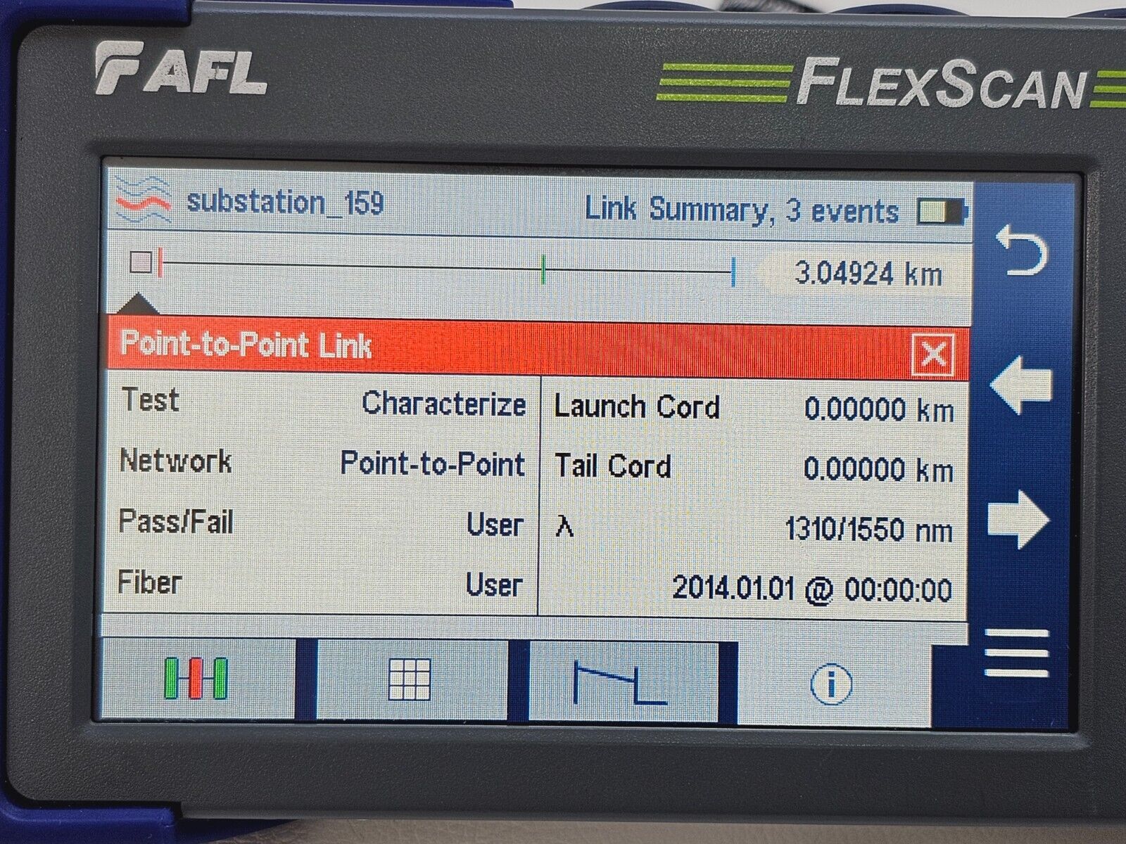 AFL FlexScan FS200-100B-U 1310/1550 nm SM OTDR/OLS/OPM/VFL MFD 2018 FS200