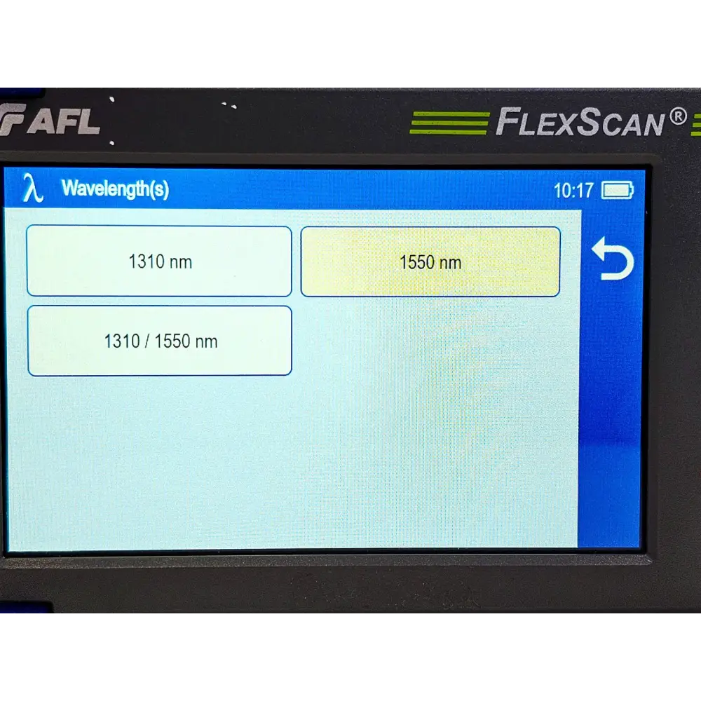 AFL FlexScan FS300-325 QUAD SM MM OTDR with OPM & VFL 850/1300 1310/1550 nm14