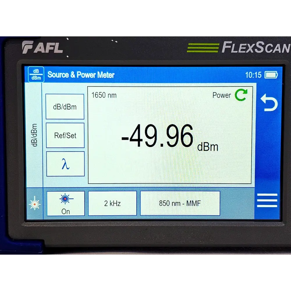 AFL FlexScan FS300-325 QUAD SM MM OTDR with OPM & VFL 850/1300 1310/1550 nm11