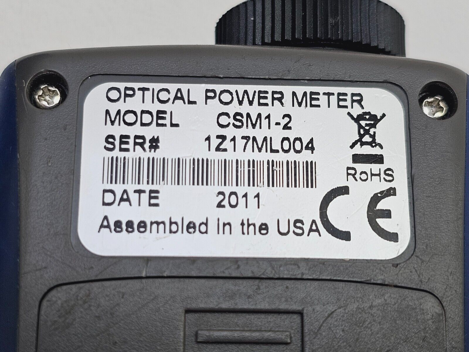 AFL Noyes CSS 1/CSM 1 CSS1-MM 850/1300 Source & CSM1-2 Optical Power Meter SM MM