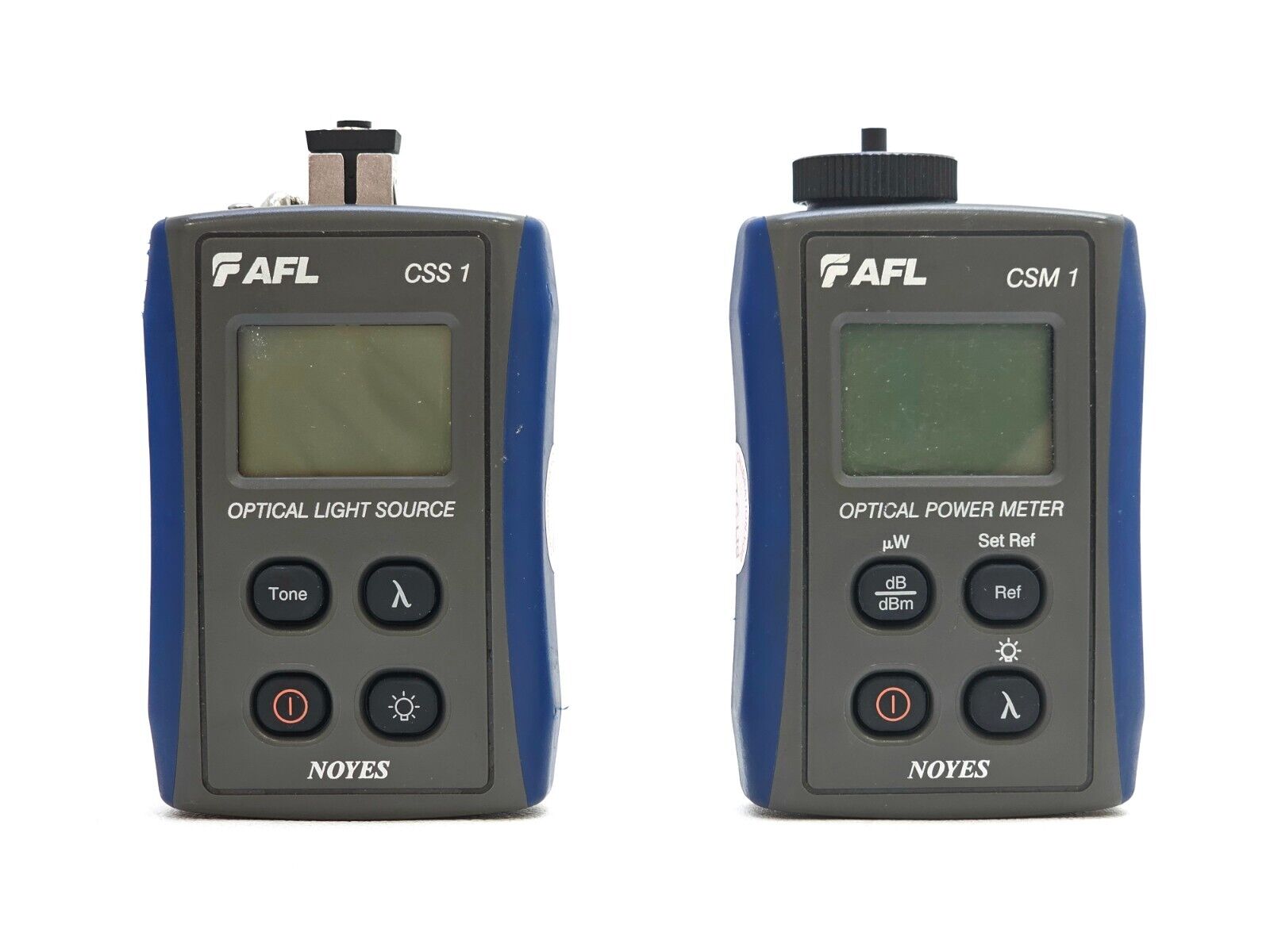 AFL Noyes CSS 1/CSM 1 CSS1-MM 850/1300 Source & CSM1-2 Optical Power Meter SM MM