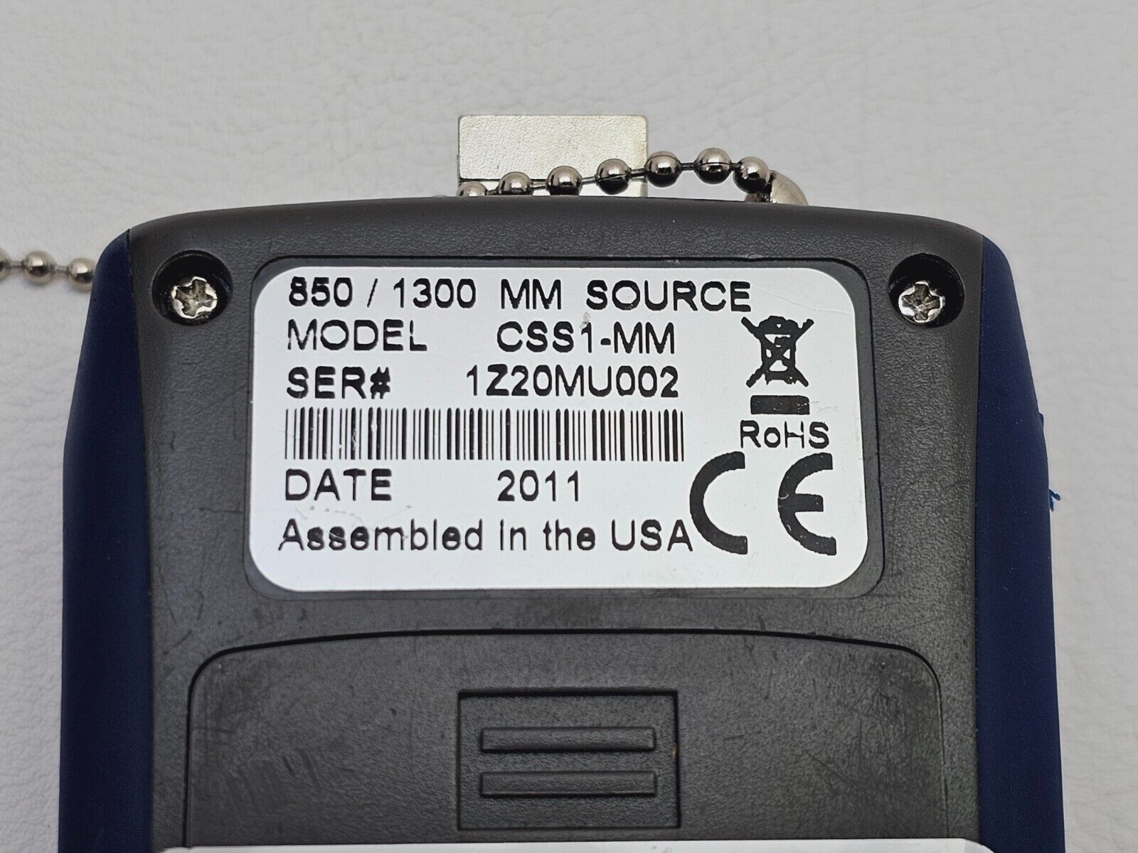 AFL Noyes CSS 1/CSM 1 CSS1-MM 850/1300 Source & CSM1-2 Optical Power Meter SM MM