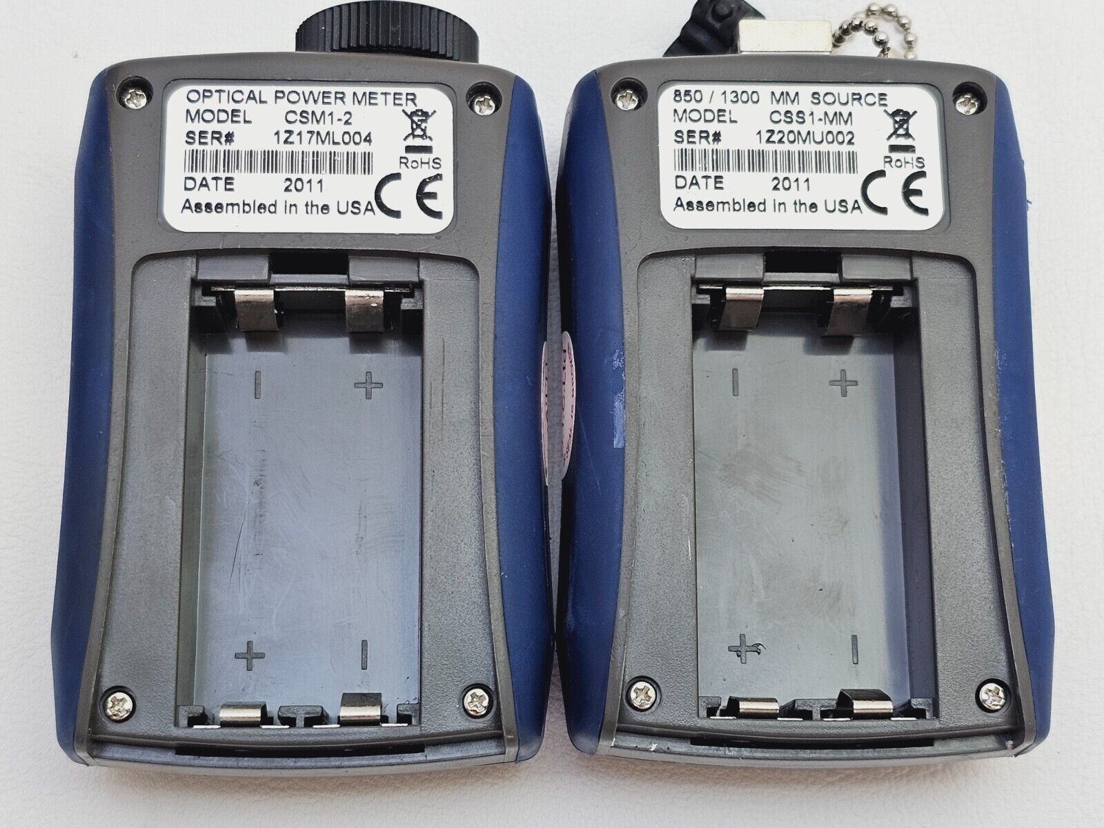 AFL Noyes CSS 1/CSM 1 CSS1-MM 850/1300 Source & CSM1-2 Optical Power Meter SM MM