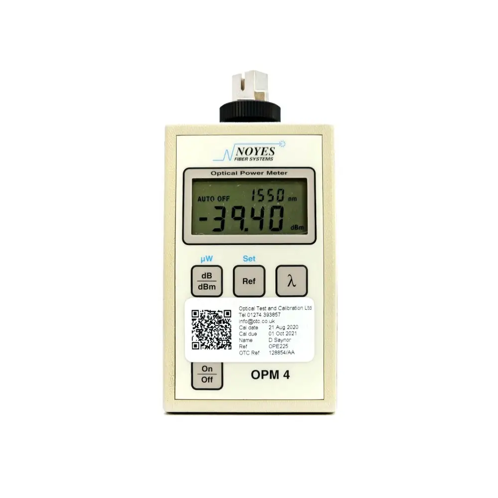 AFL Noyes OPM 4 Optical Power Meter OPM4-2C SM MM 850/1300/1310/1550nm +6 to -60
