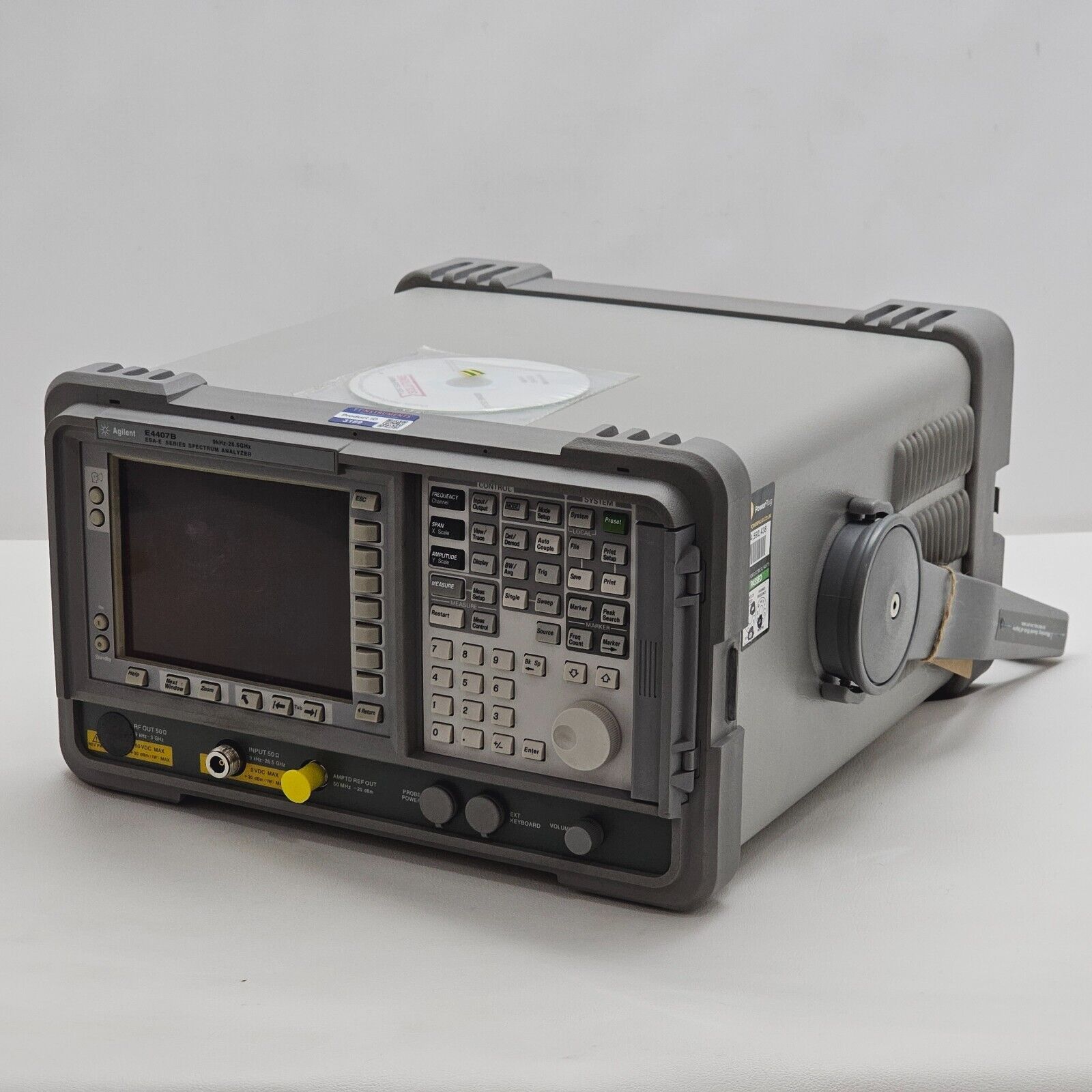 Agilent E4407B 9kHz-26.5GHz ESA-E Series Spectrum Analyzer Opt. 1D5/6/S/R A4H B7