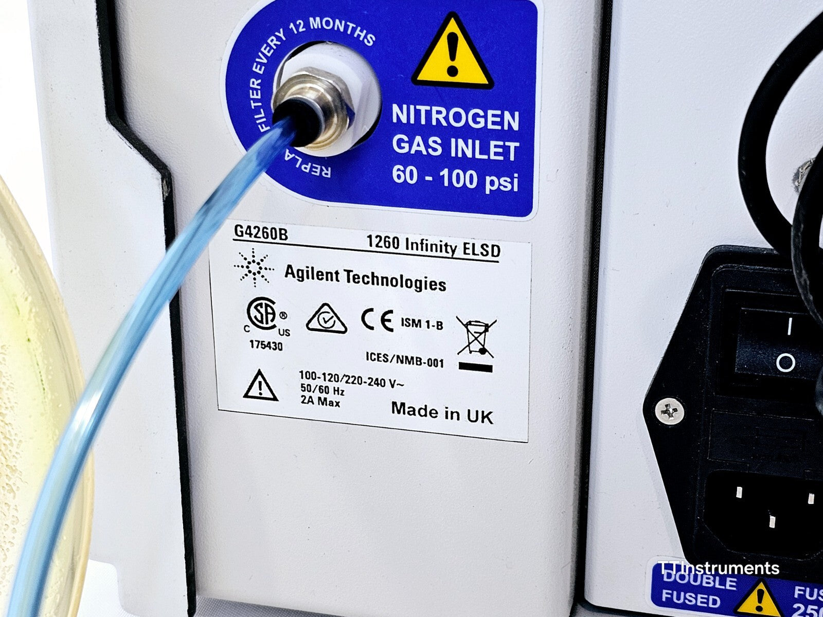 AGILENT INFINITY 1260 ELSD Evaporative Light Scattering Detector G4260B