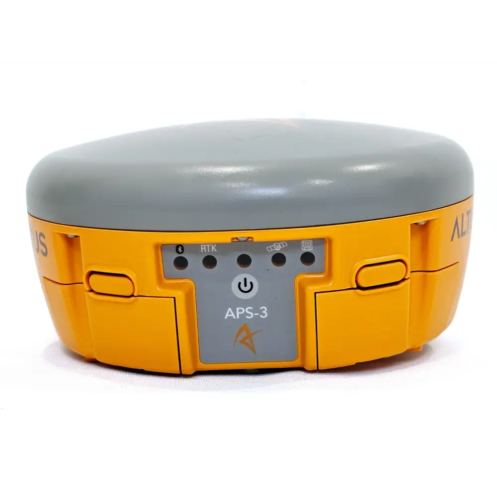 Altus APS-3 GNSS base kit complete set laid out including receiver, antenna and data collector