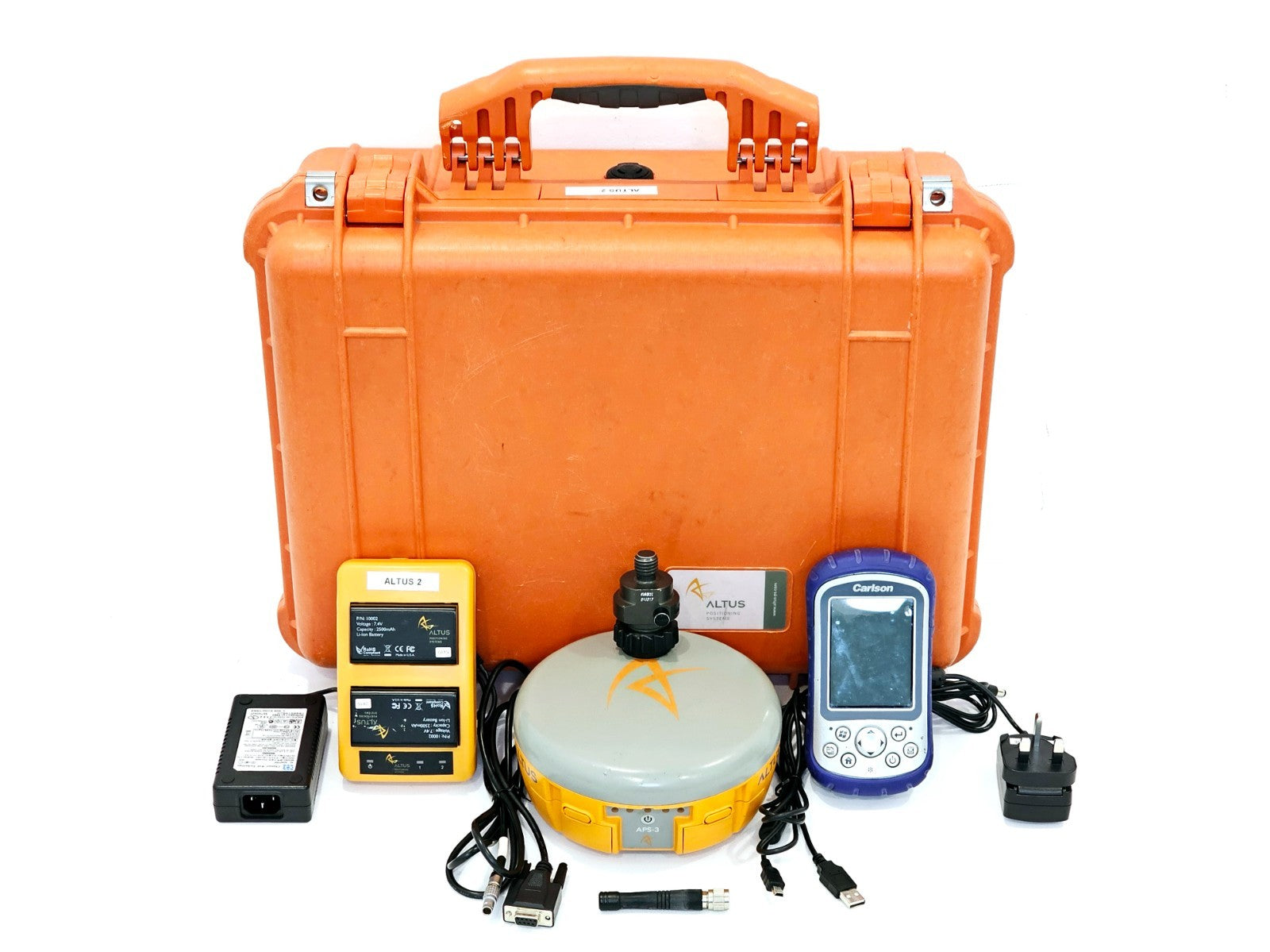 Altus APS-3 GNSS Receiver Kit with Carlson Controller w/ Batteries + Rugged Case