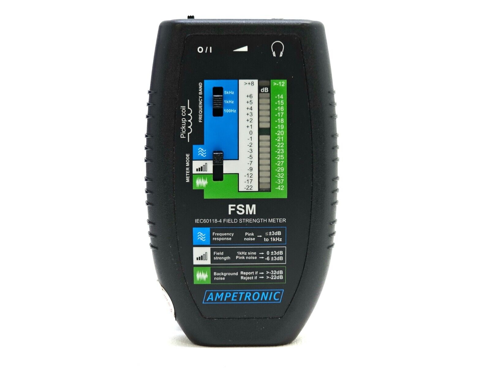 AMPETRONIC FSM IEC60118-4 FIELD STRENGTH METER