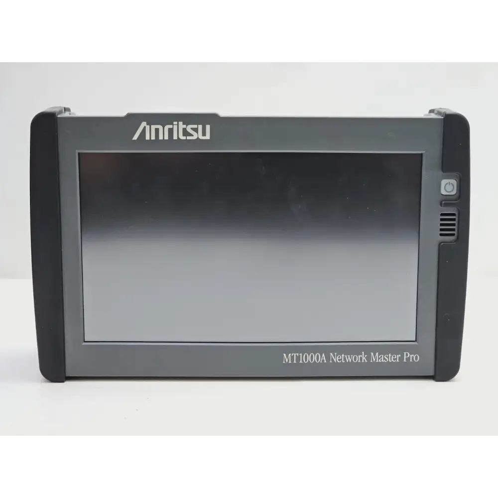 Anritsu MT1000A Network Master Pro — right-side connector panel with SFP ports and DC power input
