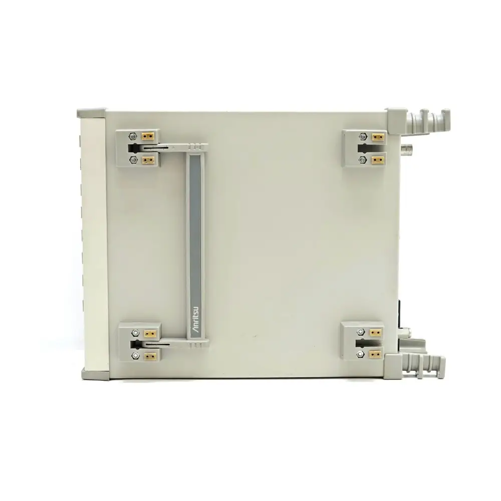Anritsu ML9001A optical power meter top view showing overall instrument casing and labelling
