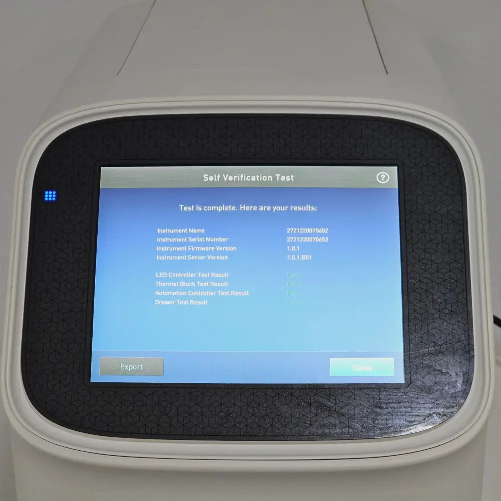 Applied Biosystems QuantStudio 1 rear panel showing connectivity ports and power input
