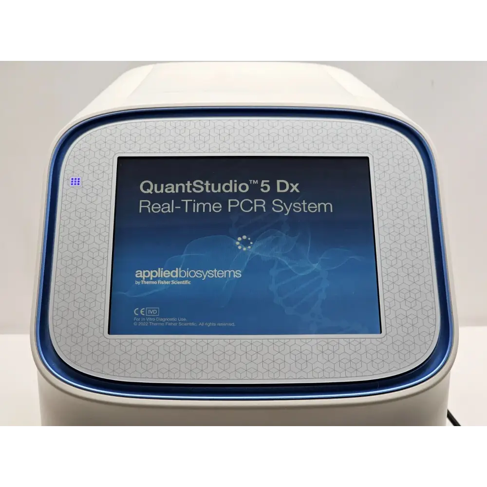 Applied Biosystems QuantStudio 5 Dx left side view showing ventilation and instrument housing