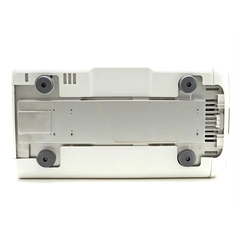 Close-up of the 384-well sample block of the Applied Biosystems QuantStudio 5 real-time PCR instrument