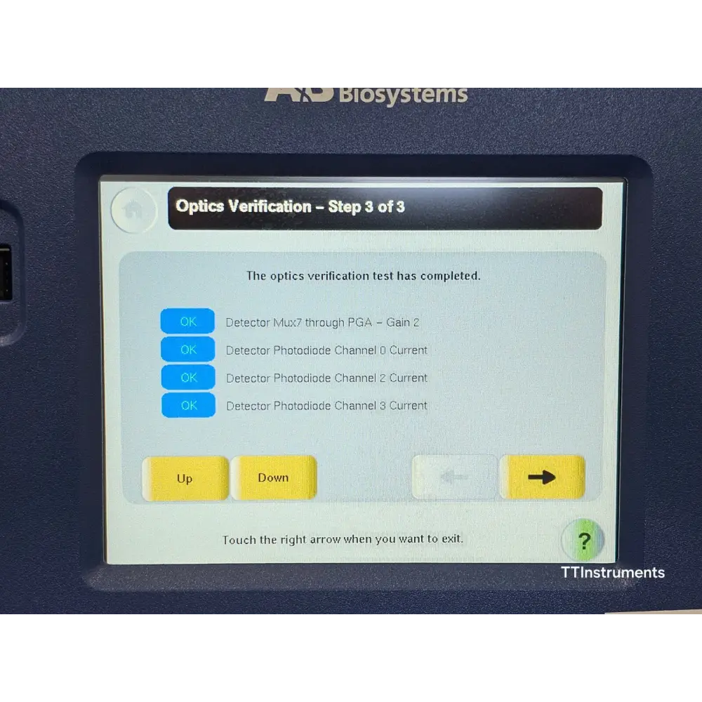 StepOnePlus real-time PCR system base and feet detail showing compact footprint