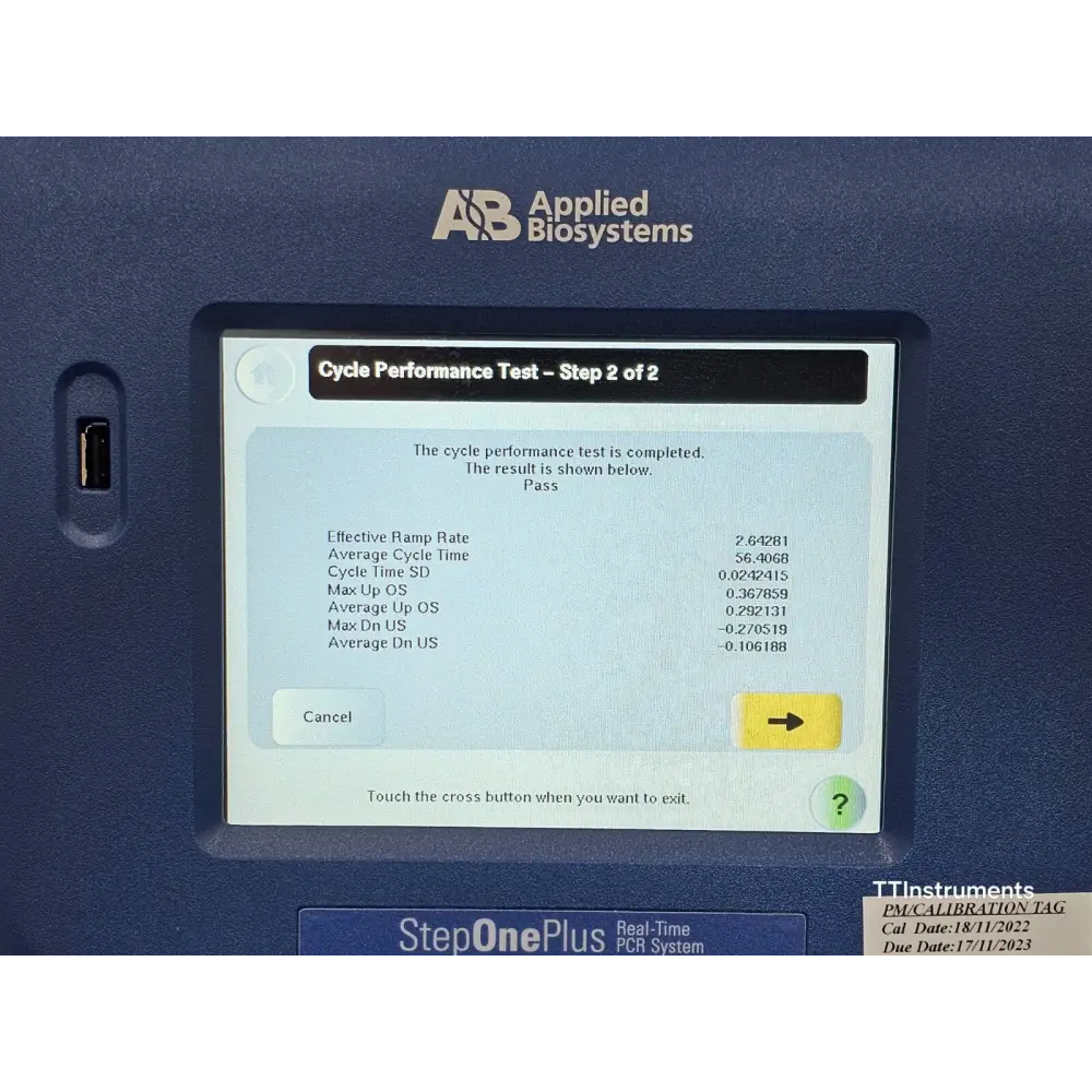 Applied Biosystems StepOnePlus PCR system three-quarter front-left angle view