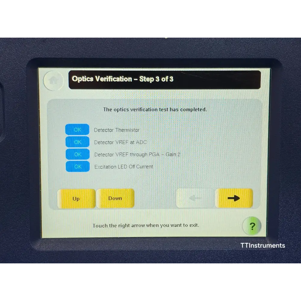 Applied Biosystems StepOnePlus 4376592 close-up of instrument control panel and status indicators