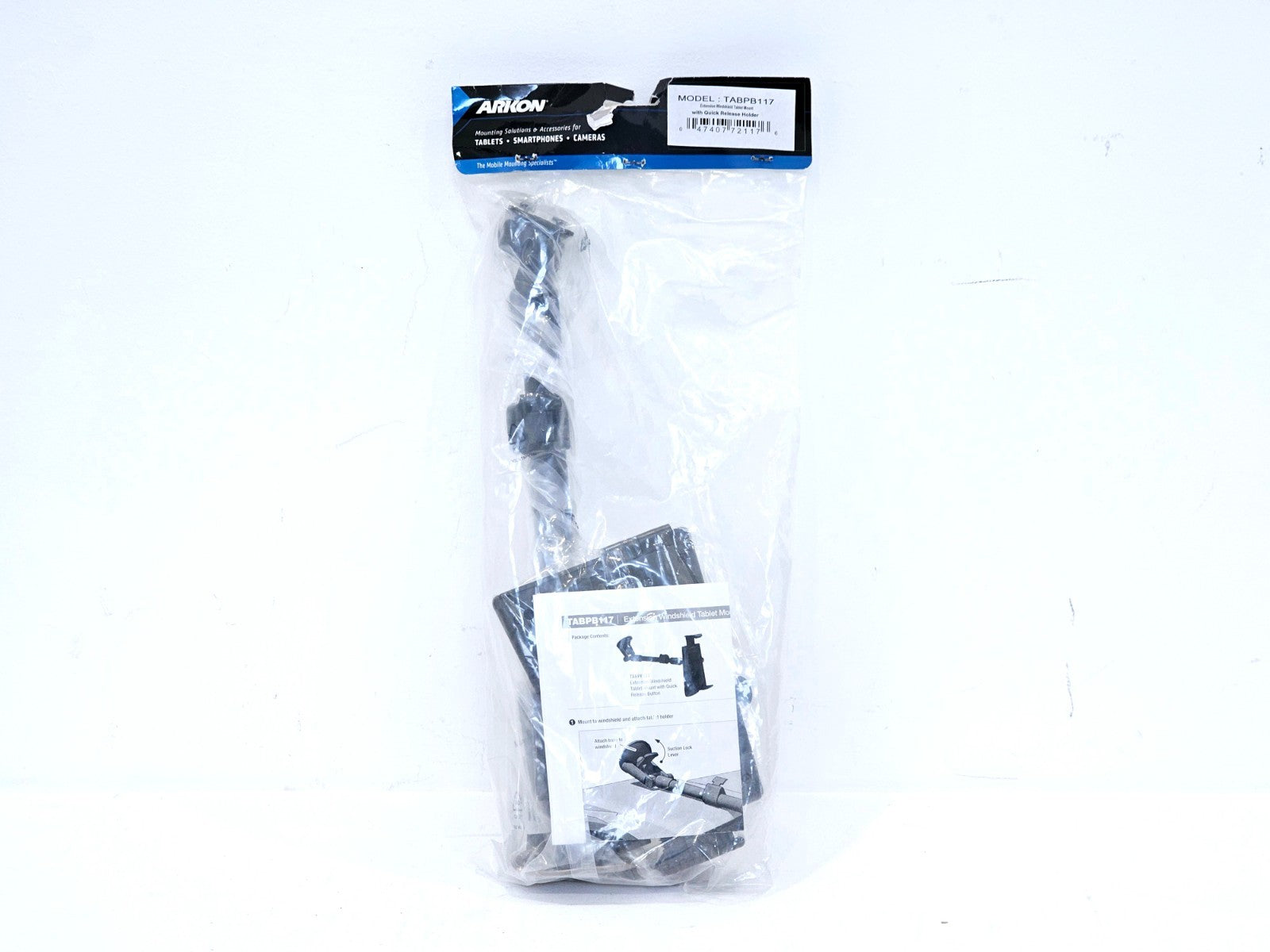 ARKON TABPB117 Extension Mounts Tablet Long Arm Windshield Suction