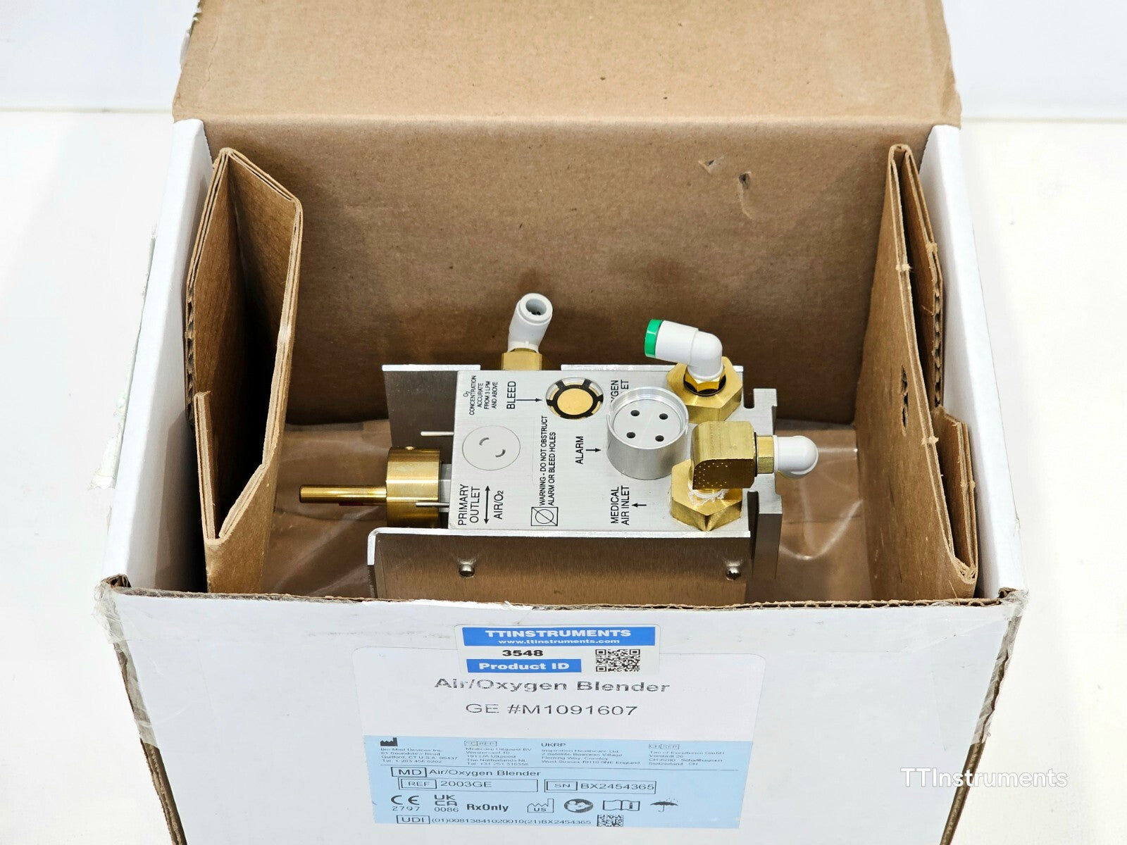 Bio-Med 2003GE Air / Oxygen Blenders