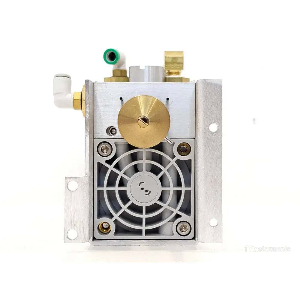Bio-Med Devices 2003GE blender rear showing air and oxygen DISS input supply fittings