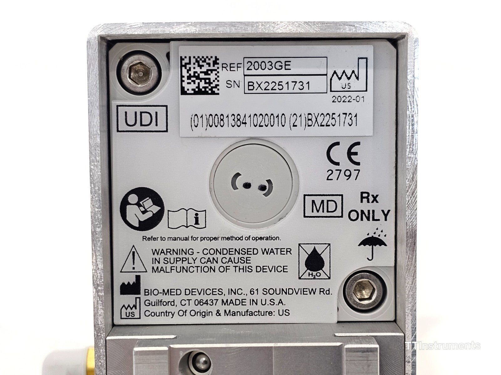 Bio-Med 2003GE Air / Oxygen Blenders