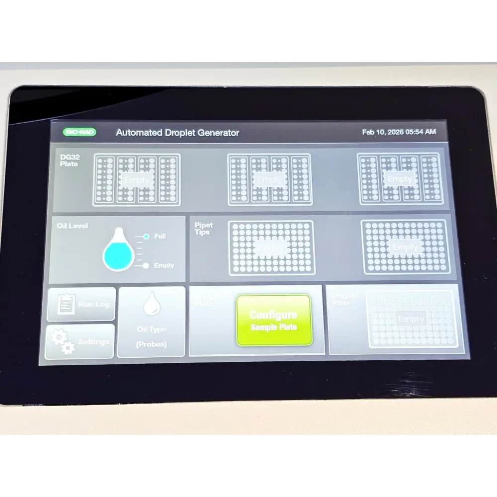 BIO-RAD Automated Droplet Generator Run Count = 104 MFG 2021