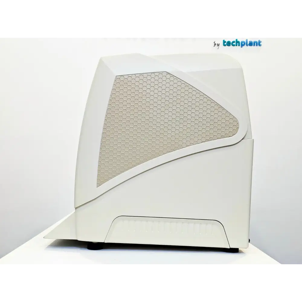 Bio-Rad AutoDG Automated Droplet Generator right-side view showing hexagonal ventilation panel and white housing
